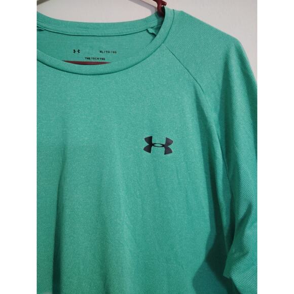 Under Armour Tech 2.0 Men's Short Sleeve Tee Shirt Neon Green Loose Fit Size XL - Picture 2 of 4